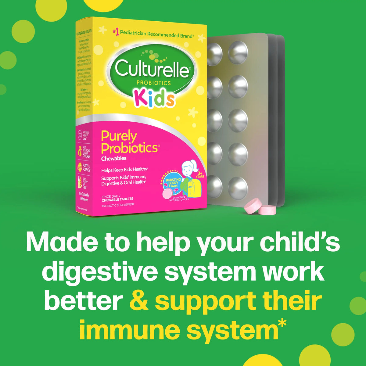Culturelle® Kids Purely Probiotics® Chewables