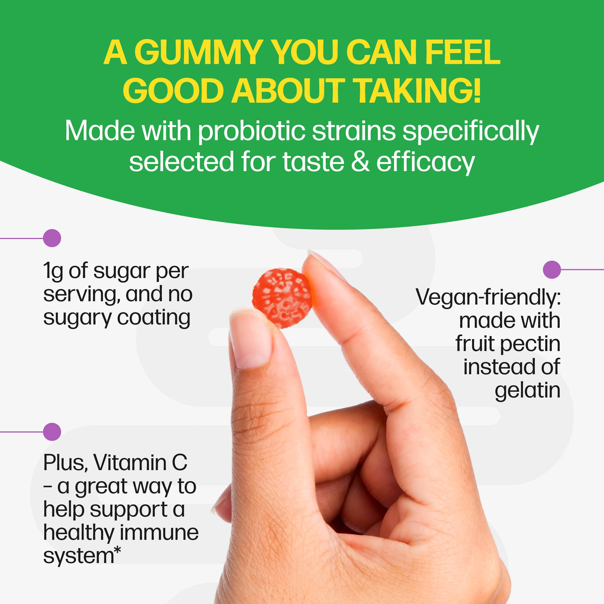 Culturelle® Probiotic + Prebiotic Gummies