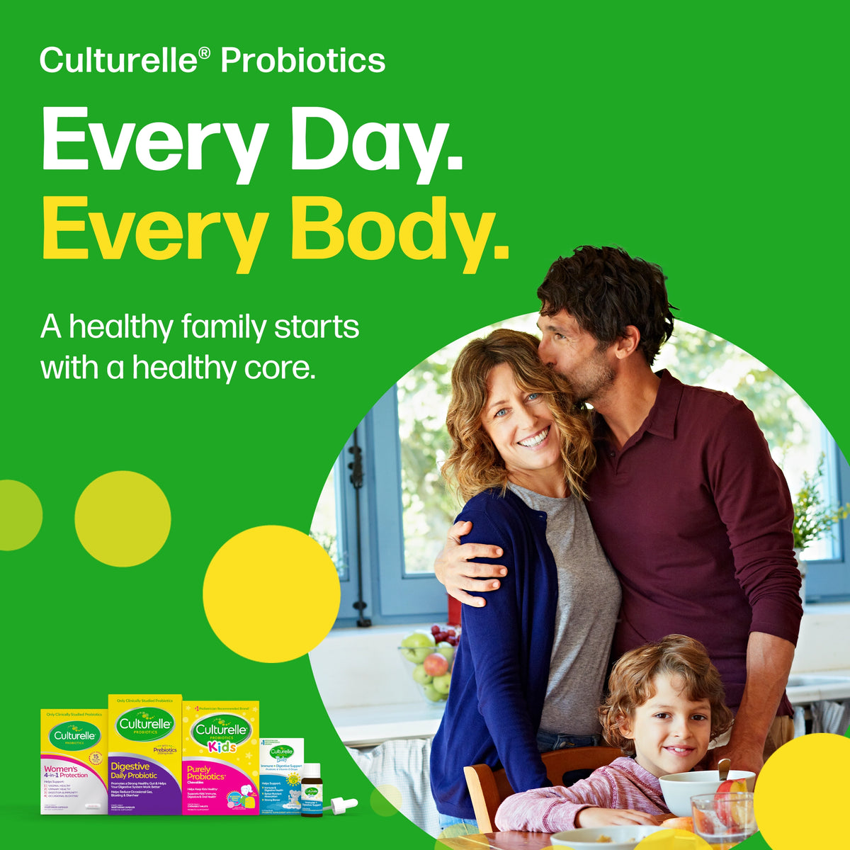 Culturelle® 3-in-1 Complete Probiotic Capsules
