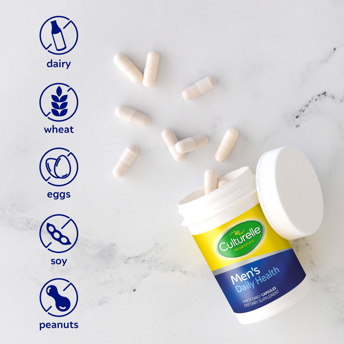 free from dairy, wheat, eggs, soy, and peanuts