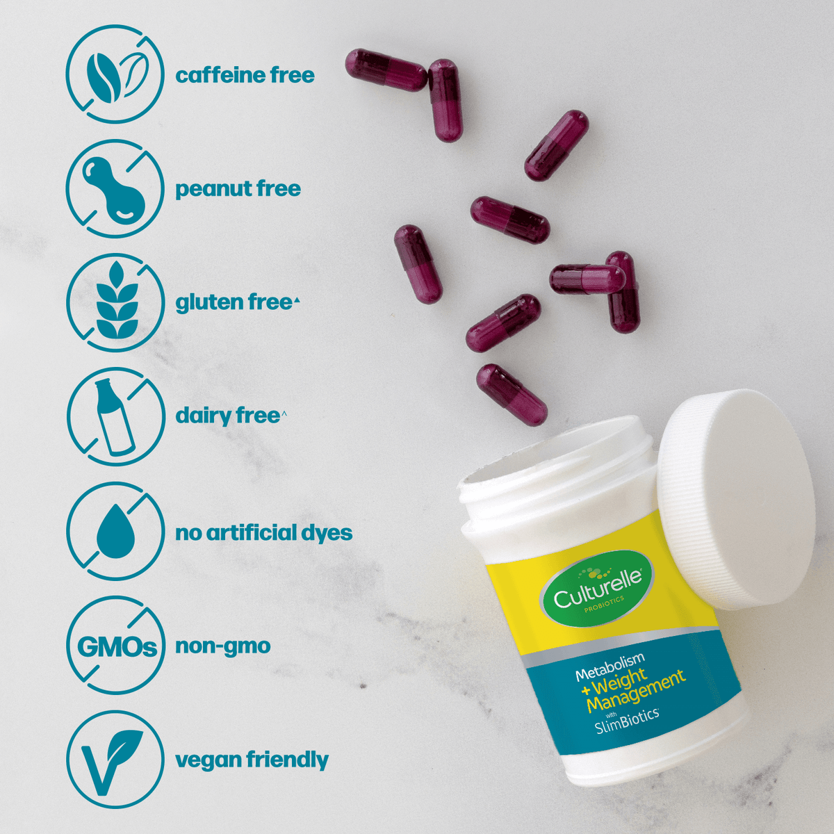Culturelle® Metabolism + Weight Management with SlimBiotics® Capsules