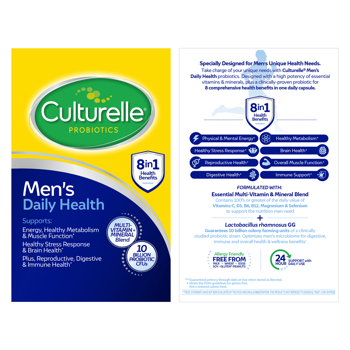men's daily health packaging