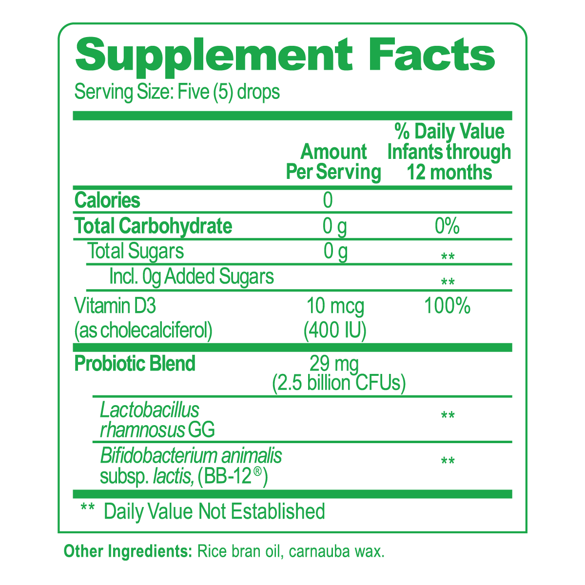 Culturelle® Baby Immune + Digestive Support Probiotic & Vitamin D Drops