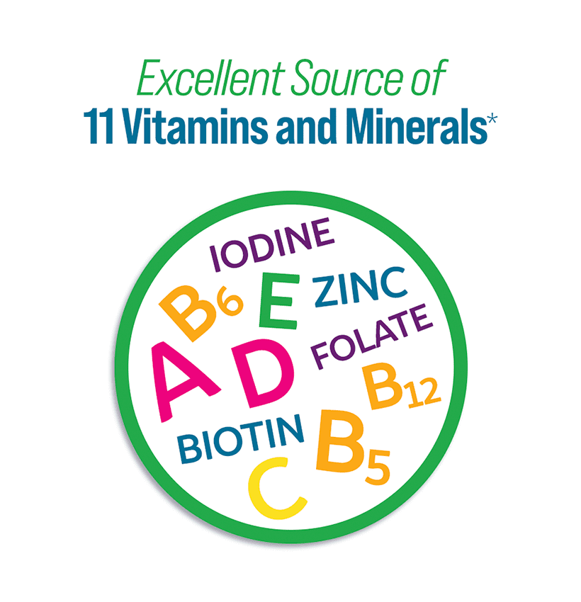 Culturelle® Kids Multivitamin + Probiotic Gummies with Lutein