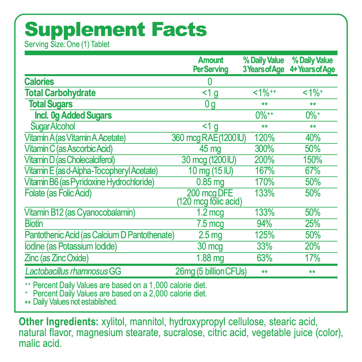 Culturelle® Kids Probiotic + Multivitamin Chewables