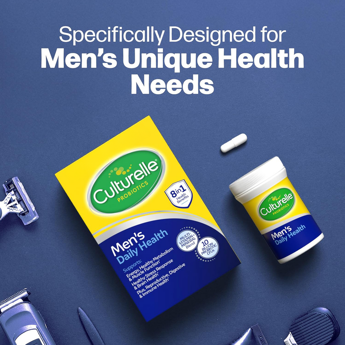 Culturelle® Men's Daily Health Probiotics