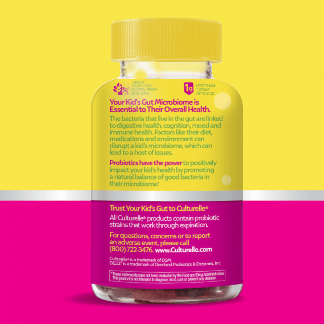 Culturelle® Kids Probiotic + Veggie Fiber Gummies